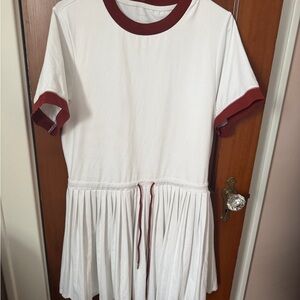 Varley White Trent court dress